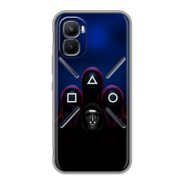 Силиконовый чехол на Infinix GT 50 Pro с принтом Игра Кальмара