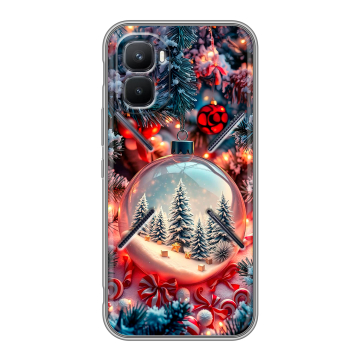 Силиконовый чехол на Infinix GT 50 Pro с принтом Новый год