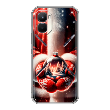Силиконовый чехол на Infinix GT 50 Pro с принтом Новый год