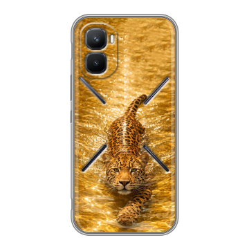 Силиконовый чехол на Infinix GT 50 Pro с принтом женский