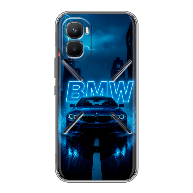 Силиконовый чехол на Infinix GT 50 Pro с принтом BMW БМВ Силиконовый чехол на Infinix GT 50 Pro с принтом BMW БМВ