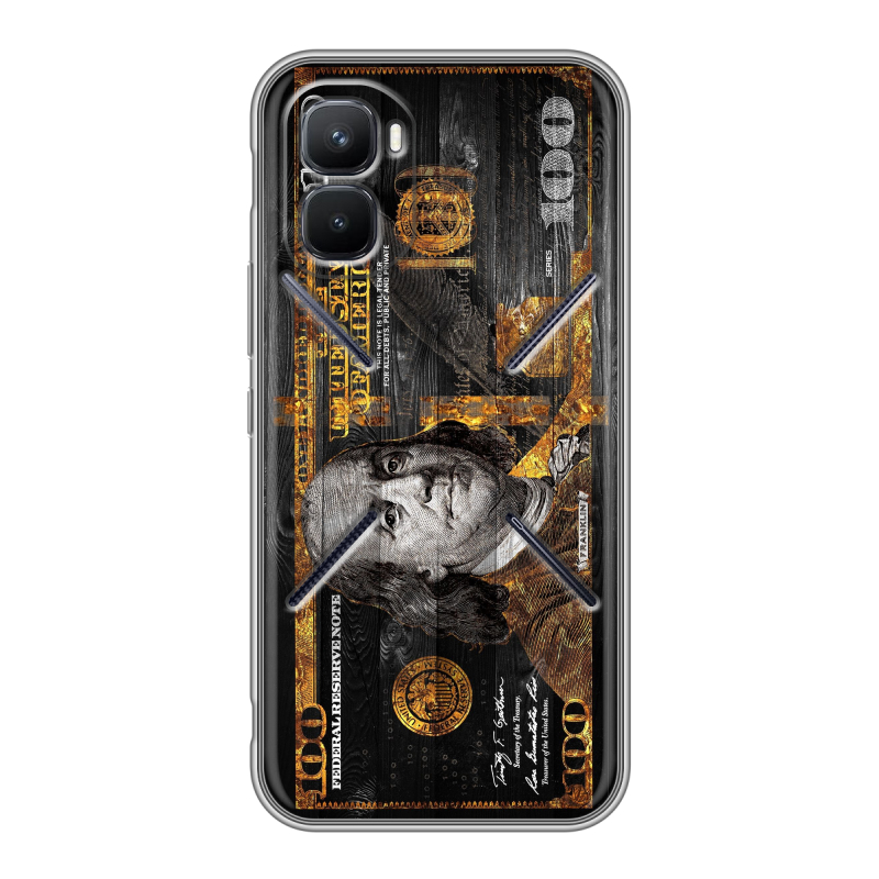 Силиконовый чехол на Infinix GT 50 Pro с принтом Доллар деньги Силиконовый чехол на Infinix GT 50 Pro с принтом Доллар деньги