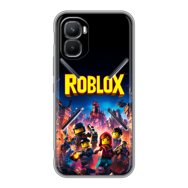 Силиконовый чехол на Infinix GT 50 Pro с принтом Roblox Роблокс Силиконовый чехол на Infinix GT 50 Pro с принтом Roblox Роблокс