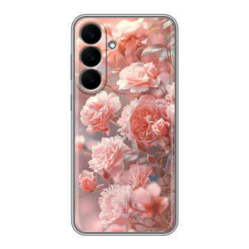 Силиконовый чехол на Samsung Galaxy S26 FE с принтом Розовые розы