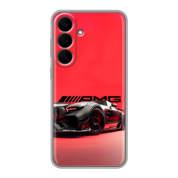 Силиконовый чехол на Samsung Galaxy S26 FE с принтом Мерседес Mercedes AMG