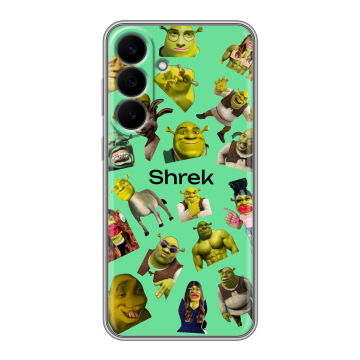 Силиконовый чехол на Samsung Galaxy S26 FE с принтом Шрек Shrek