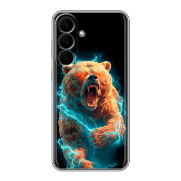Силиконовый чехол на Samsung Galaxy S26 FE с принтом Медведь