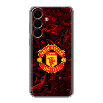 Силиконовый чехол на Samsung Galaxy S26 FE с принтом Manchester United