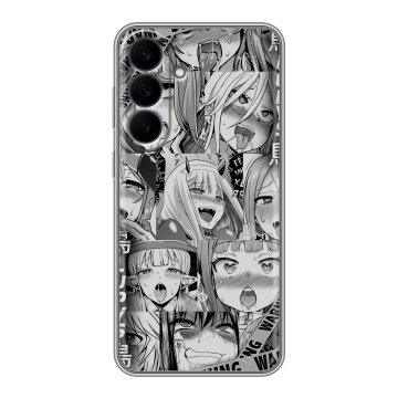 Силиконовый чехол на Samsung Galaxy S26 FE с принтом Ahegao Ахегао Аниме