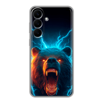 Силиконовый чехол на Samsung Galaxy S26 FE с принтом Медведь