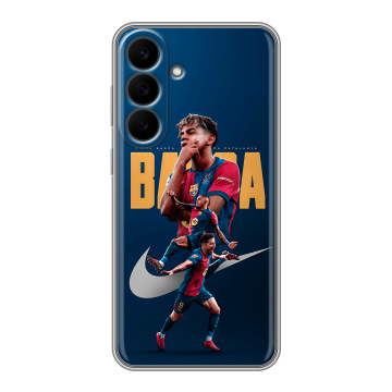 Силиконовый чехол на Samsung Galaxy S26 FE с принтом Барселона Barca Yamal Силиконовый чехол на Samsung Galaxy S26 FE с принтом Барселона Barca Yamal