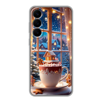Силиконовый чехол на Samsung Galaxy S26 FE с принтом Новый год