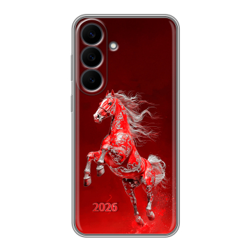 Силиконовый чехол на Samsung Galaxy S26 FE с принтом Новый год