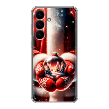 Силиконовый чехол на Samsung Galaxy S26 FE с принтом Новый год