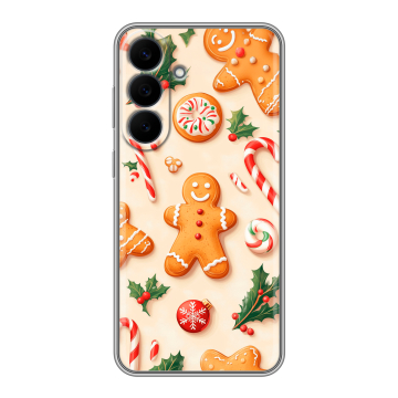 Силиконовый чехол на Samsung Galaxy S26 FE с принтом Новый год