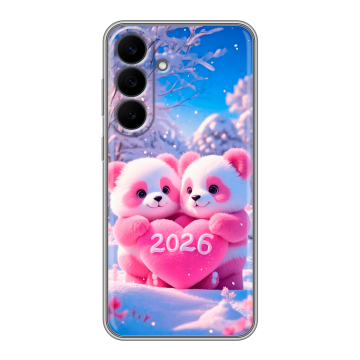 Силиконовый чехол на Samsung Galaxy S26 FE с принтом Новый год