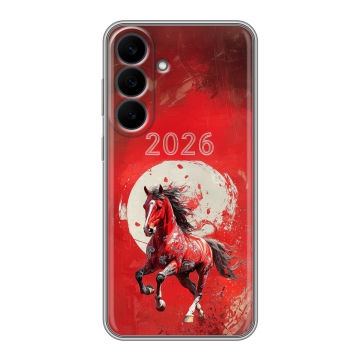 Силиконовый чехол на Samsung Galaxy S26 FE с принтом Новый год