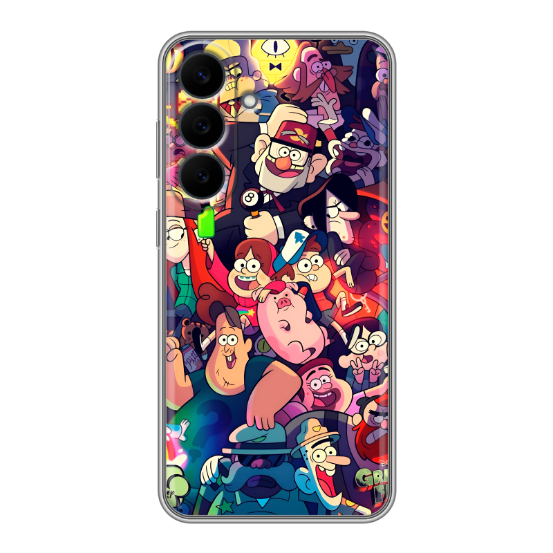 Силиконовый чехол на Samsung Galaxy S26 FE с принтом Gravity Falls Гравити Фолз Силиконовый чехол на Samsung Galaxy S26 FE с принтом Gravity Falls Гравити Фолз