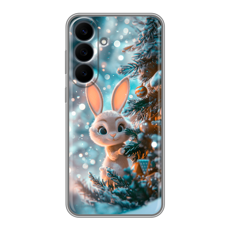 Силиконовый чехол на Samsung Galaxy S26 FE с принтом Новый год Силиконовый чехол на Samsung Galaxy S26 FE с принтом Новый год