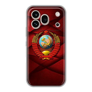 Силиконовый чехол на Honor 600 Pro с принтом Герб СССР Силиконовый чехол на Honor 600 Pro с принтом Герб СССР