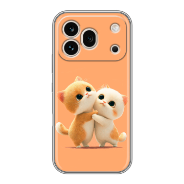 Силиконовый чехол на Honor 600 Pro с принтом Милые котики Силиконовый чехол на Honor 600 Pro с принтом Милые котики