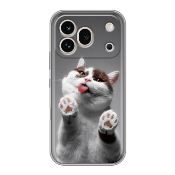 Силиконовый чехол на Honor 600 Pro с принтом Коты Силиконовый чехол на Honor 600 Pro с принтом Коты