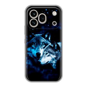 Силиконовый чехол на Honor 600 Pro с принтом Волки Силиконовый чехол на Honor 600 Pro с принтом Волки
