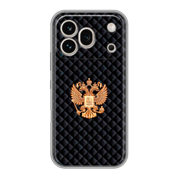 Силиконовый чехол на Honor 600 Pro с принтом Герб России принт