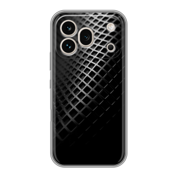 Силиконовый чехол на Honor 600 Pro с принтом Текстура металла