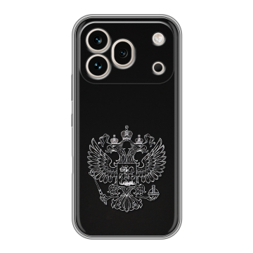 Силиконовый чехол на Honor 600 Pro с принтом Герб России