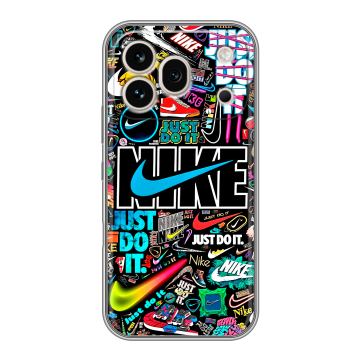 Силиконовый чехол на Honor 600 Pro с принтом найк nike черный Силиконовый чехол на Honor 600 Pro с принтом найк nike черный