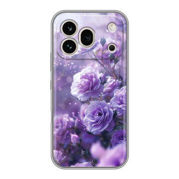 Силиконовый чехол на Honor 600 Pro с принтом Розы цветы Силиконовый чехол на Honor 600 Pro с принтом Розы цветы