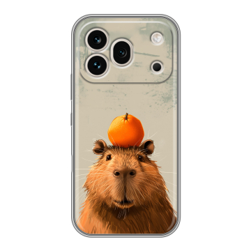 Силиконовый чехол на Honor 600 Pro с принтом капибара Силиконовый чехол на Honor 600 Pro с принтом капибара
