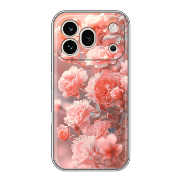 Силиконовый чехол на Honor 600 Pro с принтом Розы цветы