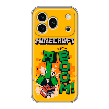Силиконовый чехол на Honor 600 Pro с принтом Майнкрафт Minecraft