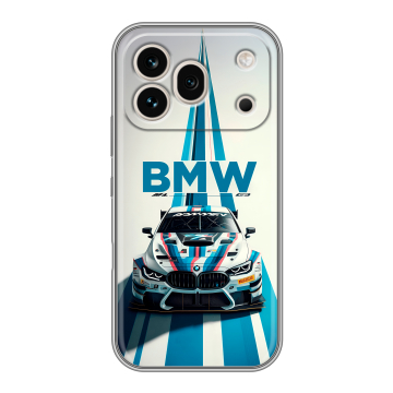Силиконовый чехол на Honor 600 Pro с принтом БМВ BMW