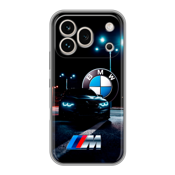 Силиконовый чехол на Honor 600 Pro с принтом БМВ BMW