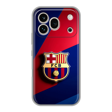 Силиконовый чехол на Honor 600 Pro с принтом Барселона Barcelona