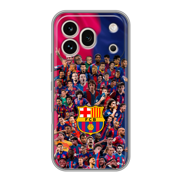 Силиконовый чехол на Honor 600 Pro с принтом Барселона Barcelona