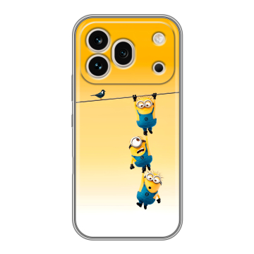 Силиконовый чехол на Honor 600 Pro с принтом Миньоны