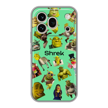 Силиконовый чехол на Honor 600 Pro с принтом Шрек Shrek