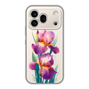 Силиконовый чехол на Honor 600 Pro с принтом Цветы орхидеи