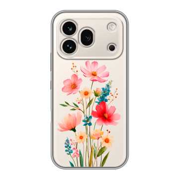 Силиконовый чехол на Honor 600 Pro с принтом Цветы