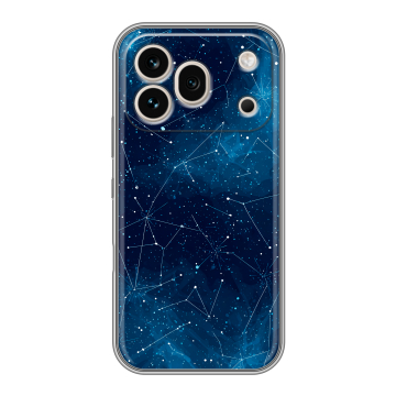 Силиконовый чехол на Honor 600 Pro с принтом Космос звезды