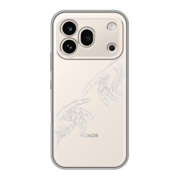 Силиконовый чехол на Honor 600 Pro с принтом Сотворение мира