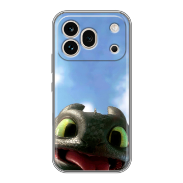 Силиконовый чехол на Honor 600 Pro с принтом Как приручить дракона