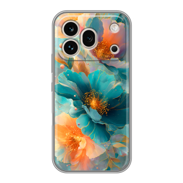 Силиконовый чехол на Honor 600 Pro с принтом Цветы