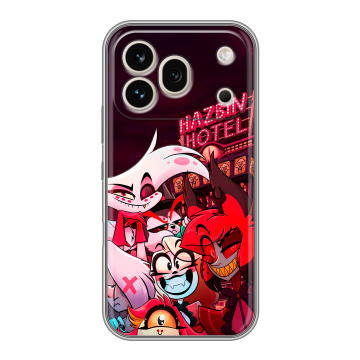 Силиконовый чехол на Honor 600 Pro с принтом Hazbin Hotel Отель Хазбин