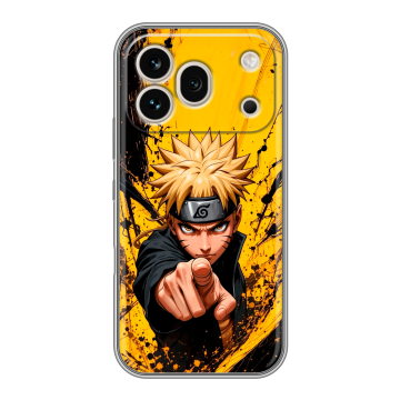 Силиконовый чехол на Honor 600 Pro с принтом Naruto Наруто