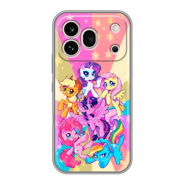 Силиконовый чехол на Honor 600 Pro с принтом My little pony Дружба чудо